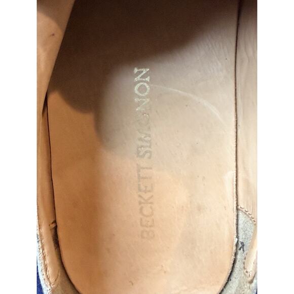 Beckett Simonon Kent Blue Suede Wingtip‎ Derbies Men’s 10.5 Leather Dress Shoes main image 12